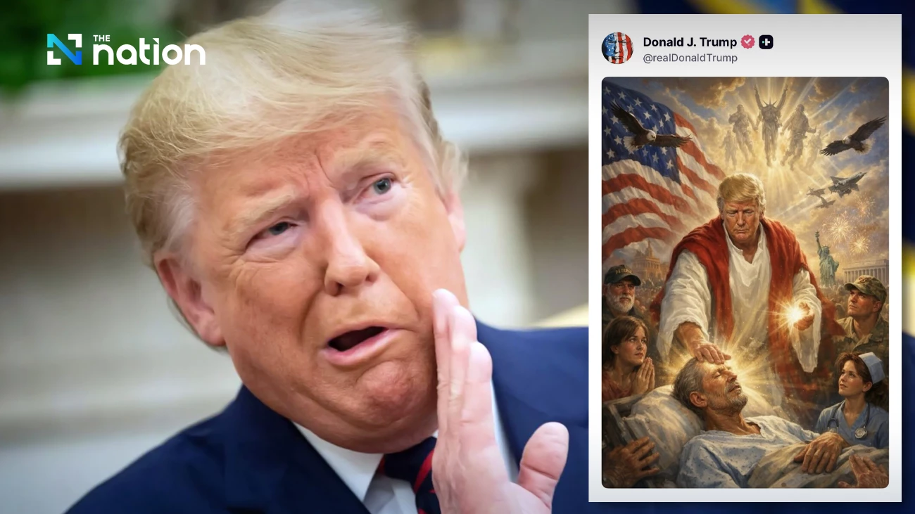Trump Dikecam Dunia Setelah Unggah Gambar Yesus Buatan AI dan Menyerang Paus Leo XIV
